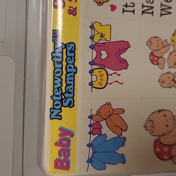 NIP For the New Baby Rubber Stamps - Picture 2 of 16